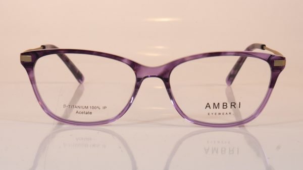 Front View Ambri 9017 Purple Spectacles