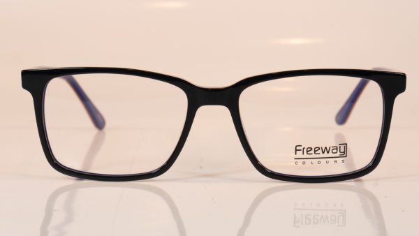 Freeway Colours 754 | Black/Blue | Front | Faversham Optical