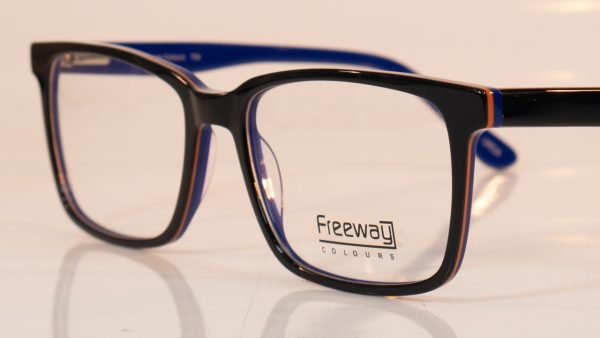 Freeway Colours 754 | Black/Blue | Side | Faversham Optical