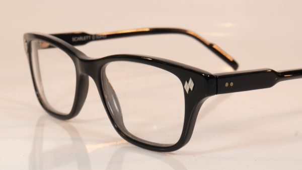 Soho Scarlett Tucker | Black | Side | Vintage Glasses | Faversham Optical