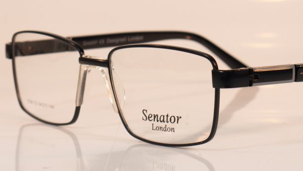 Senator 236 | C3 Black | Side | Faversham Optical