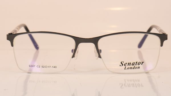 Senator 247 | C2 Black | Front | Faversham Optical