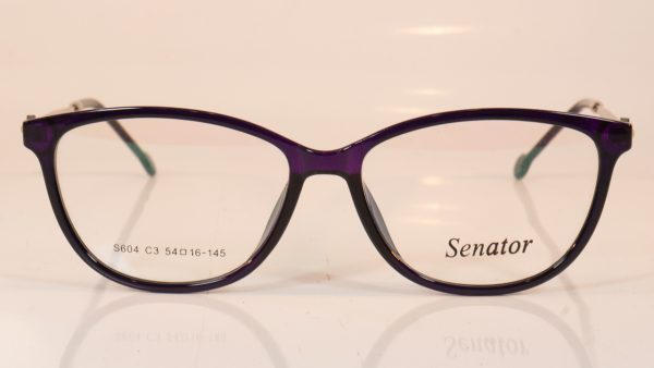 Senator 604 | C3 Purple | Front | Faversham Optical