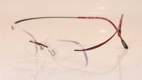 Silhouette 7508 | Wine | Side | Faversham Optical