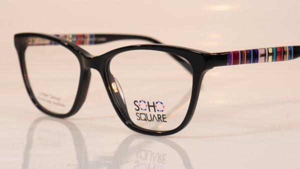 Soho Square 053 | C1 Black | Side | Faversham Optical