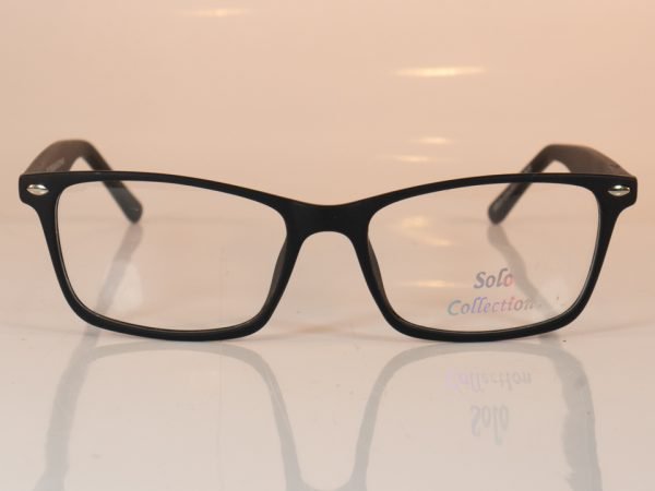 Solo 585 | Matt Black | Faversham Optical | Front